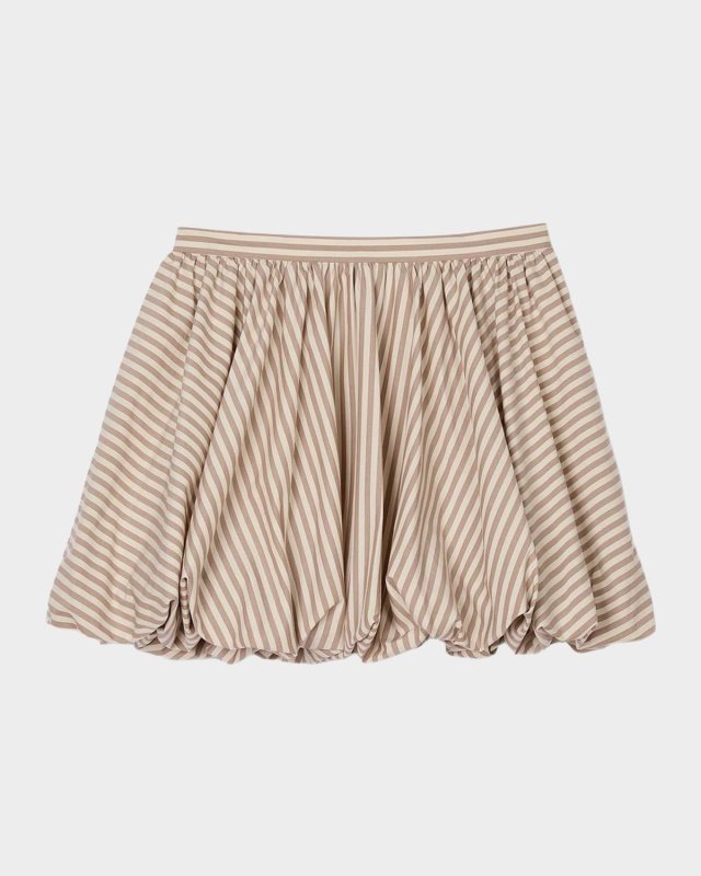 Spirale Striped Bubble Skirt